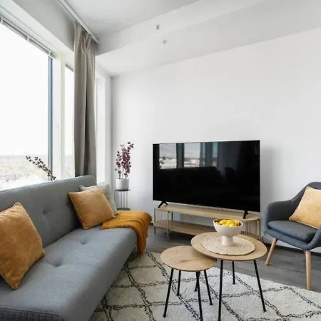 In Topaasi 3 Magnificent 1bd Above The Skies In Heart Of Next To Nokia Arena * Tampere